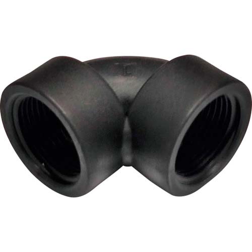 IWA 樹脂(PP)製 配管継手 エルボ 15A(1/2) 49ELB15P