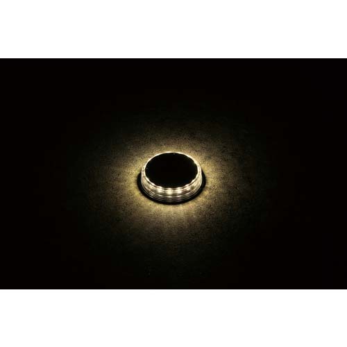 大進 埋め込み式ソーラーガーデンライトタフ電球色 DG-006R4