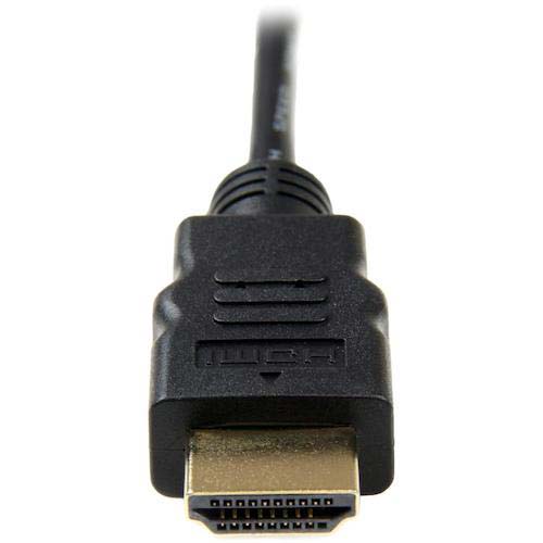 StarTech ディスプレイ変換ケーブル/Micro HDMI - 1.4/1m/4K30Hz/ブラック/ビデオコンバーター HDADMM1M