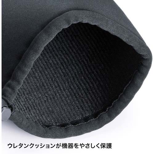 SANWA マルチクッションケース(巾着タイプ) IN-C3K