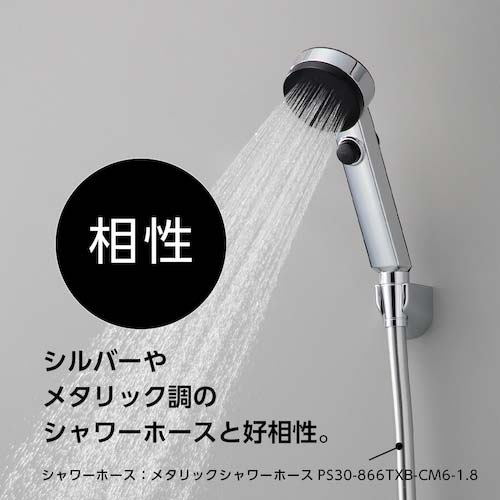 SANEI ストップシャワーヘッド PS3253-80XA-CD