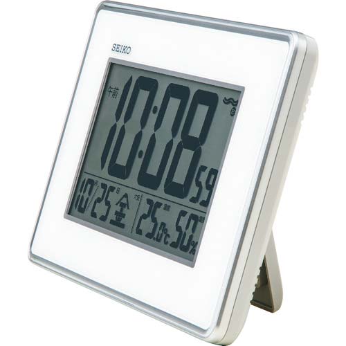 【廃番】SEIKO 高精度温度湿度表示付き電波時計 SQ443S
