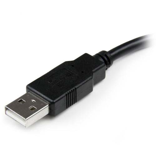 StarTech USBケーブル/A-A/15cm/USB 2.0/480Mbps/延長用/オス・メス/BK USBEXTAA6IN