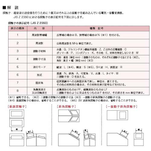 ジャパンプローブ 超音波二振動子垂直探触子/プローブ(標準型) PD-2C20/2NDF15LEMO(S)S