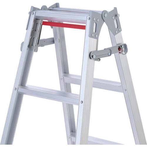 ハセガワ アルミはしご兼用脚立 標準タイプ ワンタッチバー RDー12(10928) RD-12C