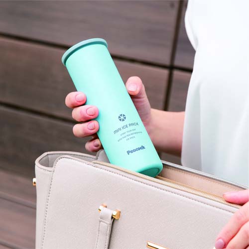 ピーコック魔法瓶 ミニアイスパック ベージュ 携帯氷のう ABB-16-C