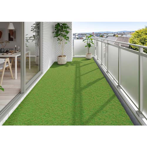 アイリスオーヤマ 107987 防草人工芝 1m×10m BP-30110Rの通販｜現場市場