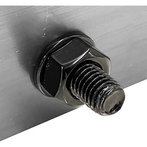 DAIDOHANT ダイドーハント カラー六角ナット (ねじ径)M8×(対辺:A)13×(高さ:B)6.5mm 黒(ブラック)〈4個入〉 10103304