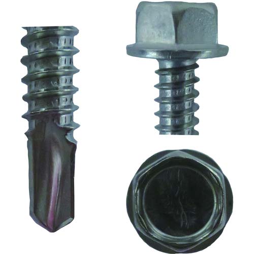 DAIDOHANT YAIBA JISドリルねじ 六角頭 ステンレス 6.3x38 (2本入) パック入 10187372