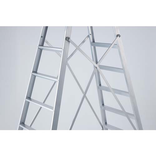 脚立　アルミ　階段 ハセガワ アルミ長尺専用脚立 14段(11183) XAM-42Bの通販｜現場市場