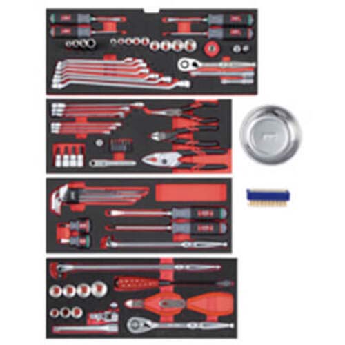 KTC 工具セット チェストタイプ 72点 レッド SK7722XR