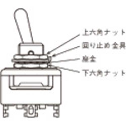 Panasonic スナップスイッチ トグルスイッチ T206K-F カドミフリ-ヒン WD1251F
