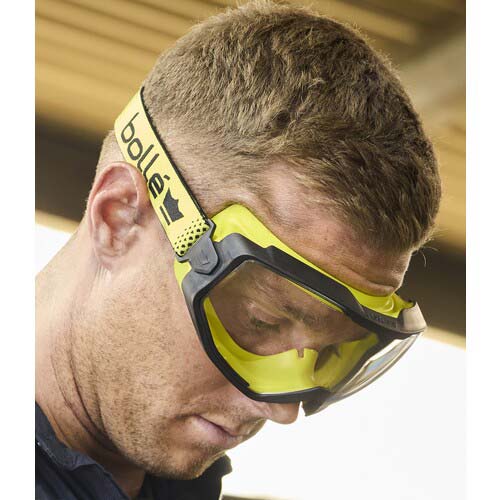 bolle ボレー SAFETY ゴーグル SPECTRUM クリア 有気孔 SPECTN10W