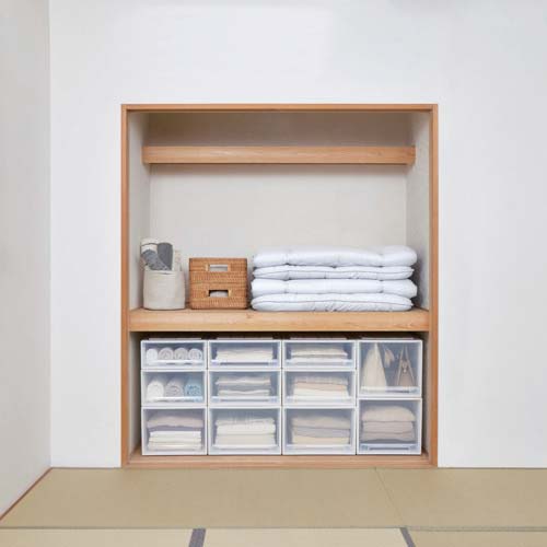 TENMA フィッツケース 74-44S(旧スリムL) ホワイトクリア 110015646