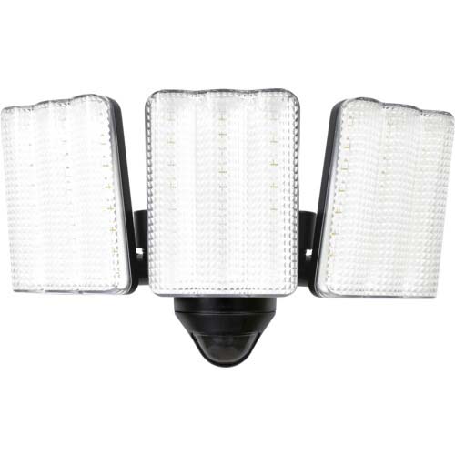 大進 ソーラー充電式LEDセンサーライト3灯式 DLS-17T300
