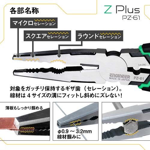 ENGINEER ネジザウルスZ Plus PZ-61
