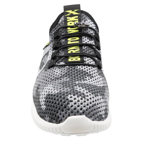 ジーベック セーフティシューズ 迷彩グレー 85412