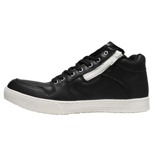 おたふく フーバー ワークシューズ ミドルカット サイドファスナー FB-841