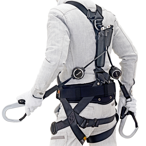 タジマ ハーネスGS L クロ ER150ダブルL2セット A1GSLER-WL2BK