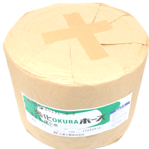 大倉工業 OKURAホース 内径100φ 0.3×折径160mm×100m巻