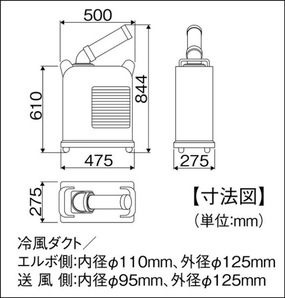 今期完売】ナカトミ ミニスポットクーラー スポットエアコン 100V 首振りなし SAC-1800Nの通販｜現場市場