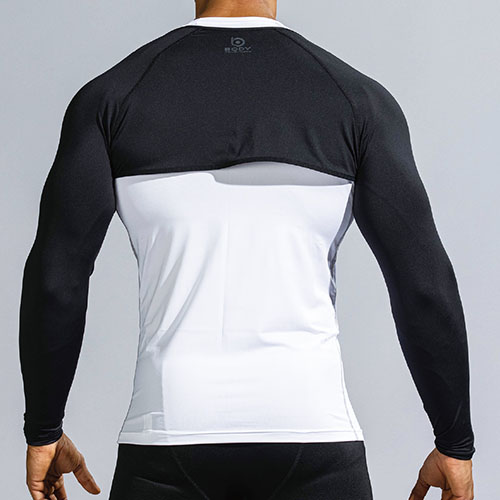 おたふく BT 冷感パワーストレッチ シュラグ(一体型アームカバー)11. ブラック LL JW-636