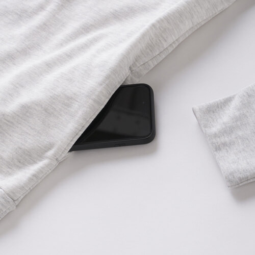 【2025年度完売】おたふく FUBAR コットンエアサンド スウェットシャツ ブラック 3L FB-101