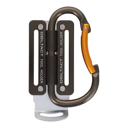 DBLTACT 可動式カラビナ工具差 軽量アルミ ガンメタ DT-ATM-G