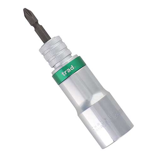 【廃番】trad 電動ドリル用ロングソケット(ビット差替式) 24mm TCD-24L