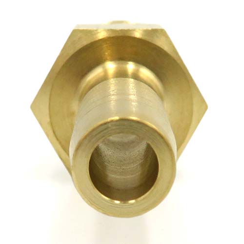 FLOBAL 黄銅製ホースニップル GHN-0207 1/4×7