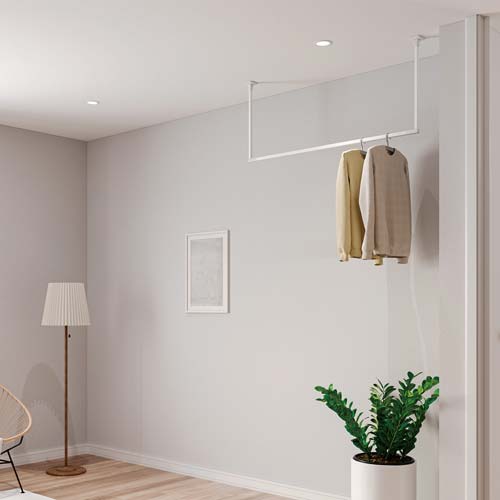 川口技研 ホスクリーンBAR型 ホワイト H600mm×W1820mm BAR1-6018-W