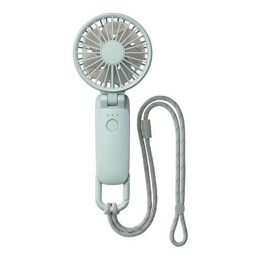 リズム ハンディファン Silky Wind Mobile 3.2 水色 9ZF040RH04