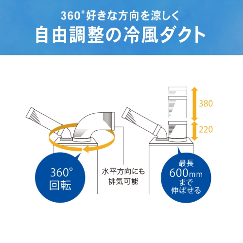 ハイアール 床置型 スポットエアコン （排気ダクト付） JA-SPH26Cの