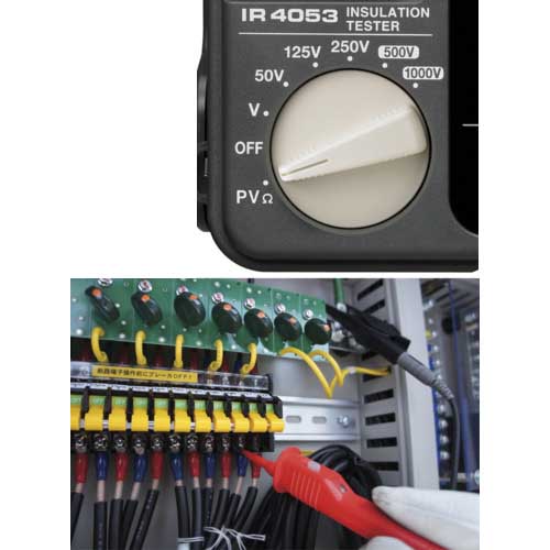 HIOKI 太陽光発電システム用絶縁抵抗計 IR4053-11