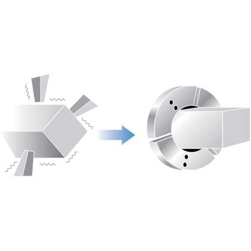 THECUT 円形生爪 豊和製 10インチ チャック用 TKR-10HO