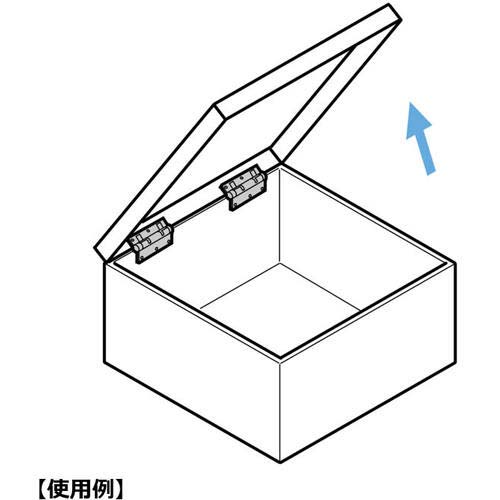 SUGATSUNE (170090940)HG-OTA100 ワンタッチリリースヒンジ 左右兼用 取付穴あり HG-OTA100