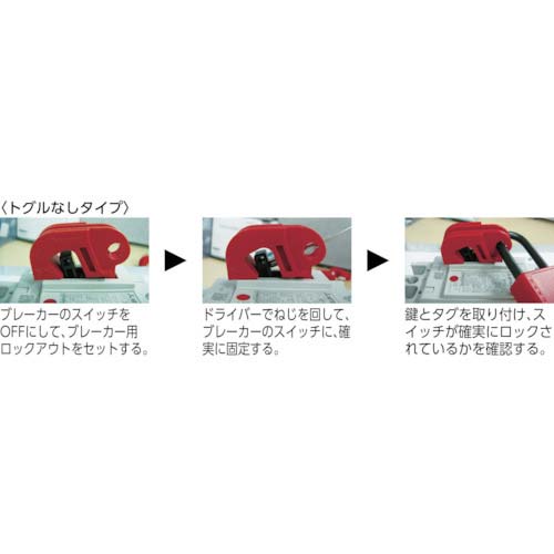 PANDUIT ユニバーサルサーキットブレーカー用ロックアウト PSL-CB