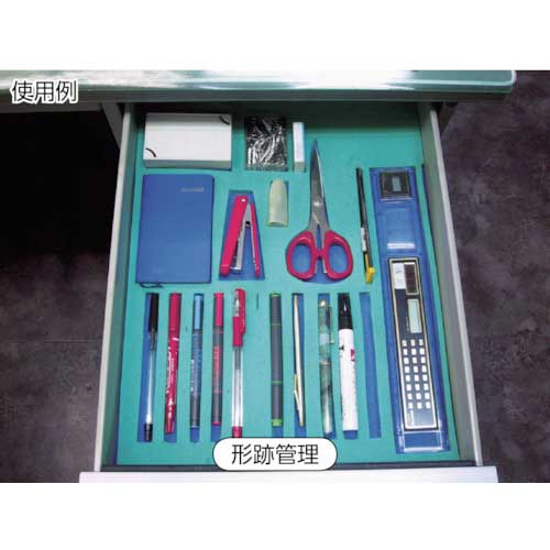 TRUSCO 5S管理シート 17mm厚 黒色 T5S-17-BK
