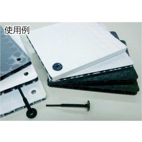 TRUSCO 樹脂製結束タイ 雌雄同タイ 4mm〜50mm板厚用 (20個入) TJK-20