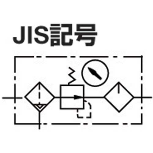 CKD FRLユニット F.R.Lコンビネーション 標準白色シリーズ Rc1/2 ルブリケータ・手動コックなし C4000-15-W