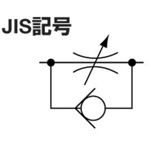 チヨダ ファイブミニスピードコントローラα メーターアウト6mm・M5×0.8 FM6R-M5-O
