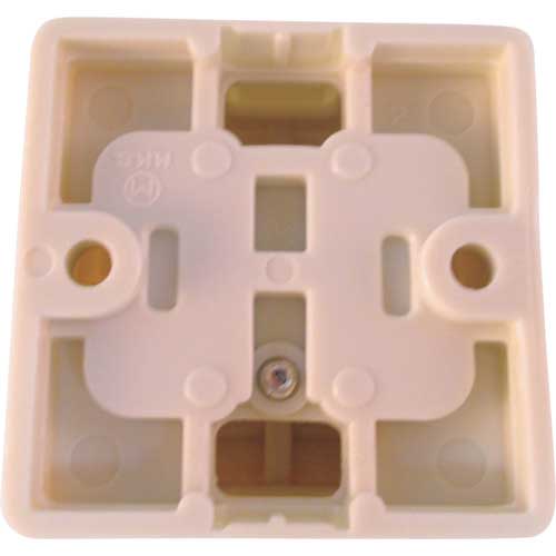 明工 角形コンセント(送り端子なし) MR2770W