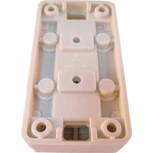 明工 トリプルコンセント(白) MR2775W