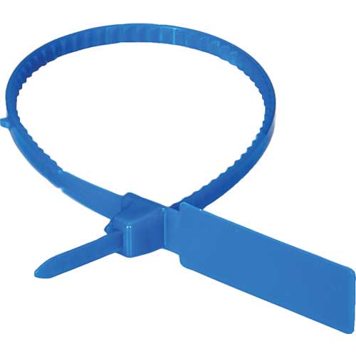 TRUSCO セキュリティータイ長さ238mm 表示可能タイプ 青 100本入 TSCTH240-B