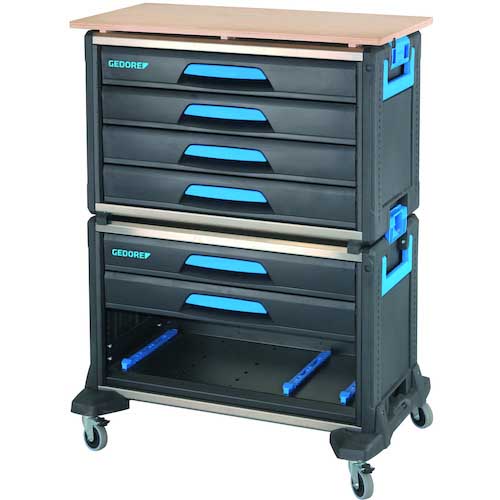 【廃番】GEDORE 【在庫限り特価】ツールトロリー WORKMO W3 1110 6段 2954443