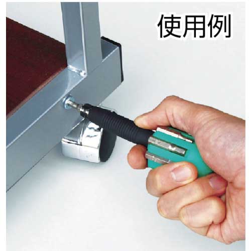 アネックス 差替式ドライバーセット L型 ビットホルダー付 六角レンチ/プラスマイナス 7本 6070-H