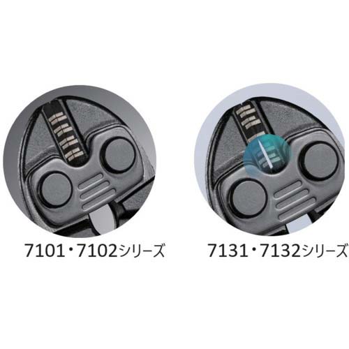 KNIPEX ミニクリッパー 200mm コンフォートハンドル 7102-200