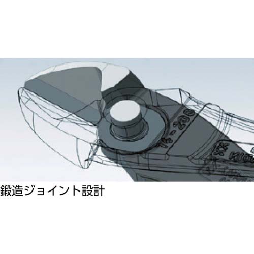 KNIPEX 強力型ニッパー プラスチックハンドル 160mm 7401-160