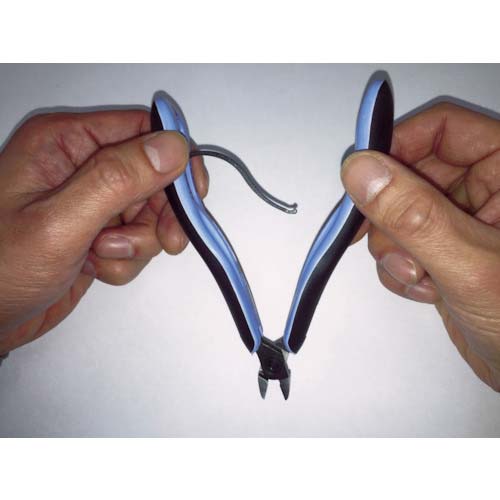 リンドストローム 電子斜めニッパー 銅線切断Φ0.1～1.25mm 全長135.5mm