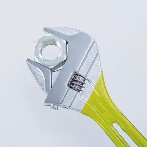 エビ ハイブリッドモンキーレンチ スケルトン イエロー 300mm UM46Y